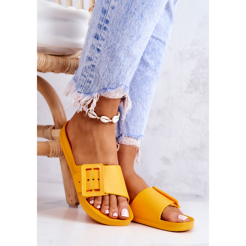 Ženske Big Star papuče s kopčom FF274A393 narančasta 1