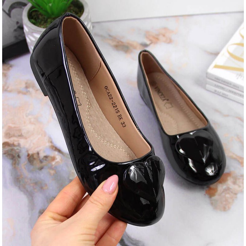 Balerine sa srcem Pričest Vinceza Jr JAN78A crne crna 1