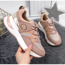 Tenisice na platformu Vinceza W JAN79B prljavo roze ružičasta 1