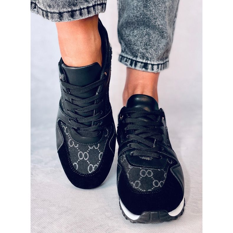 Kaffe Black ženske sportske cipele crna 2