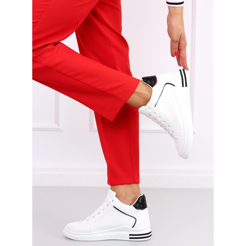 Tenisice na skriveni klin Izumi BIJELE / CRNE bijela crno 2