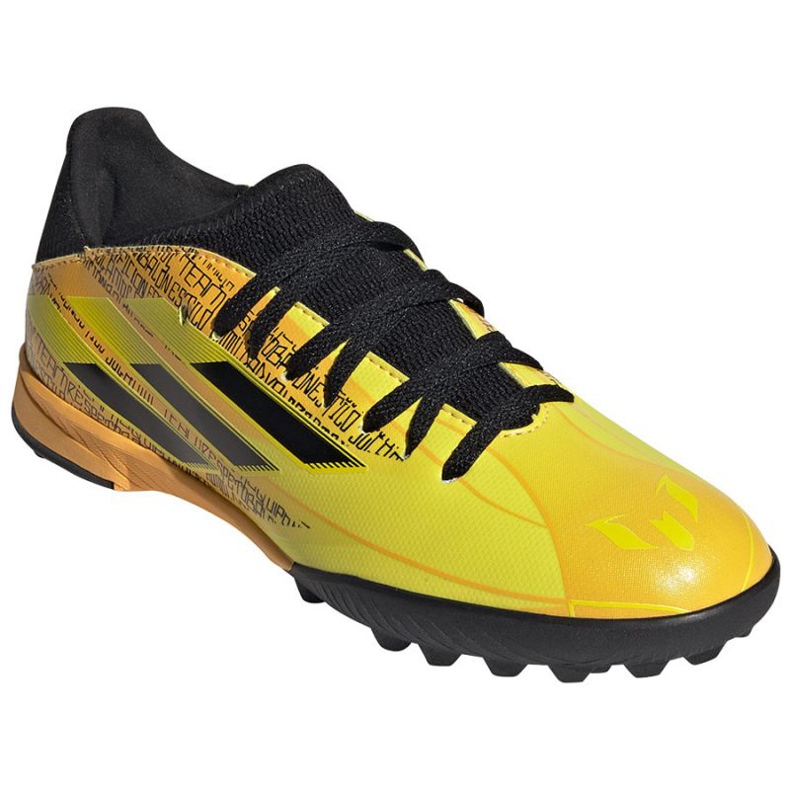 Kopačke Adidas X Speedflow Messi.3 Tf Jr GW7424 žuta boja 1