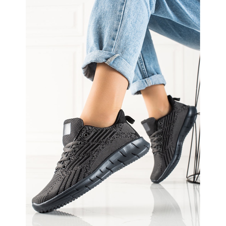 Bona Ažurne sportske cipele crna 1