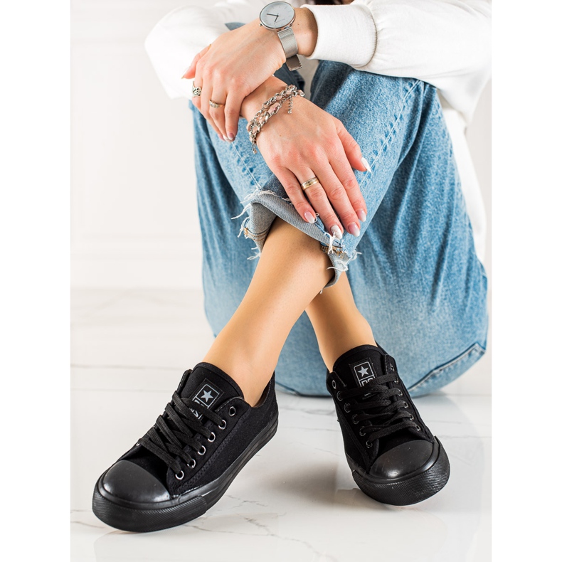 Evento Klasične crne tenisice crna 2