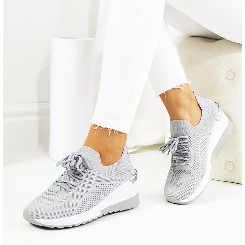 Sive tenisice na klin Sabelia siva 1