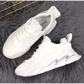 Tenisice na platformi Potocki W WOL54 bijele bijela 2