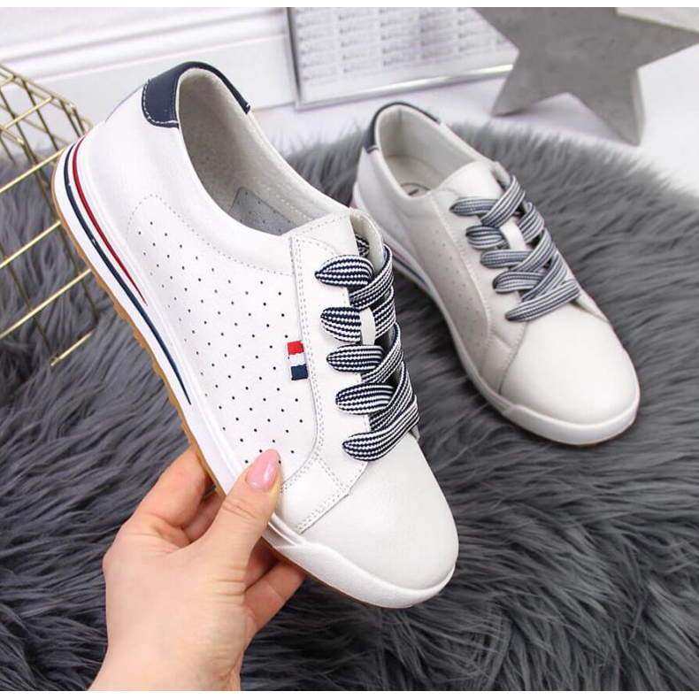 Kožne tenisice Filippo W PAW312 bijele bijela 1