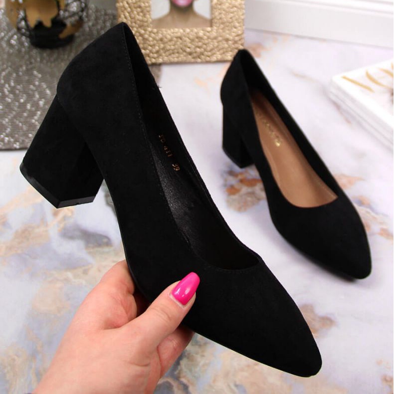 Cipele na visoke pete Sergio Leone W SK358A crne crna 1