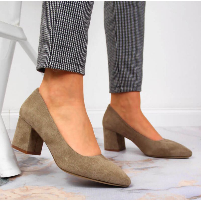 Cipele na visoke pete Sergio Leone W SK358B bež 2