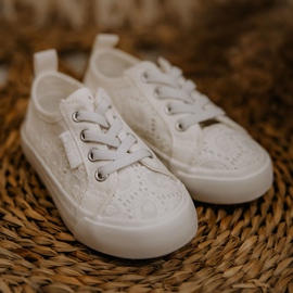 Ažur tenisice Big Star JJ374020 Bijele bijela bijela 2