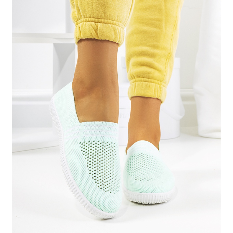 Zelene ažurne tenisice Tanya zelena 1