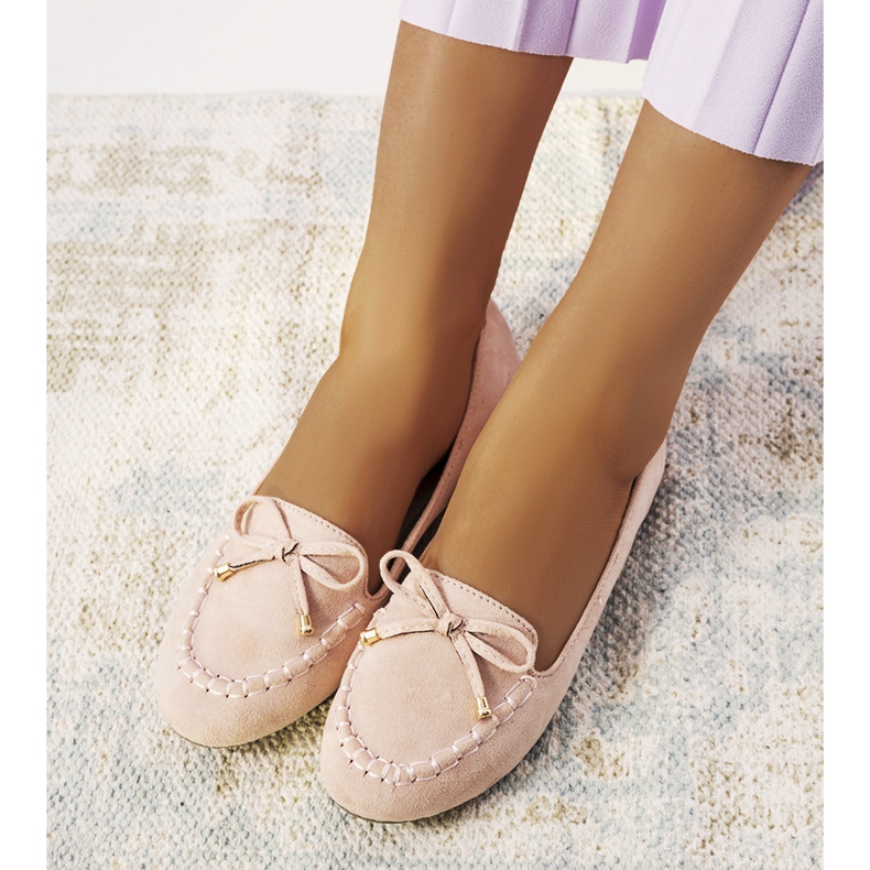 Santoro roze ženske mokasine ružičasta 2