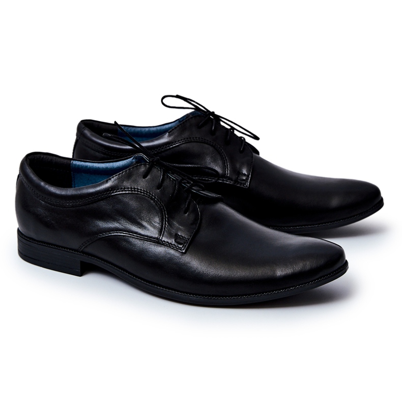 Bednarek Polish Shoes Muški brogevi Bednarek Elegant Leather Black Gaspare crno 1