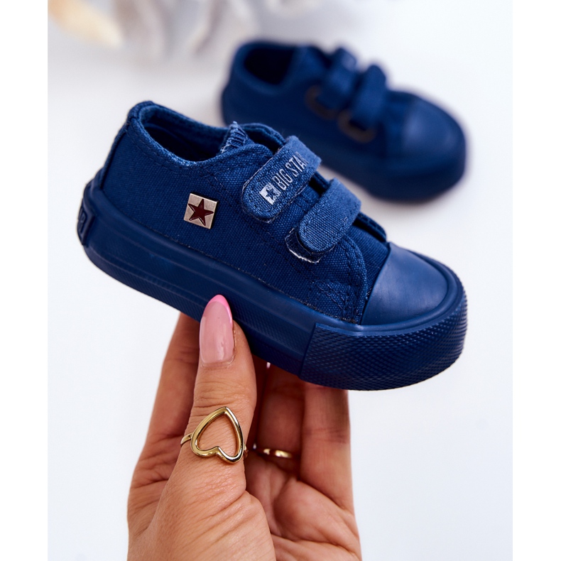Dječje klasične tenisice Big Star JJ374039 Navy Blue plava 1