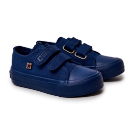 Dječje klasične tenisice Big Star JJ374044 Navy Blue ['mornarica'] plava 1