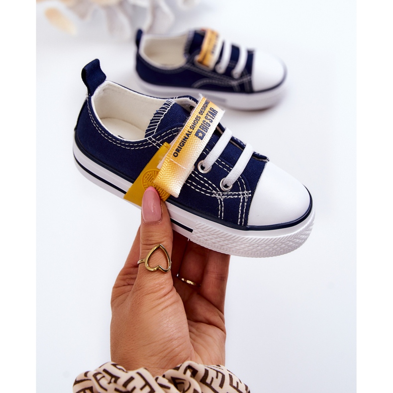 Dječje niske tenisice Big Star JJ374077 Navy Blue plava 1