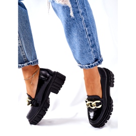 Ženske natikače Kožne natikače crne Laura Messi 2339 crna 3