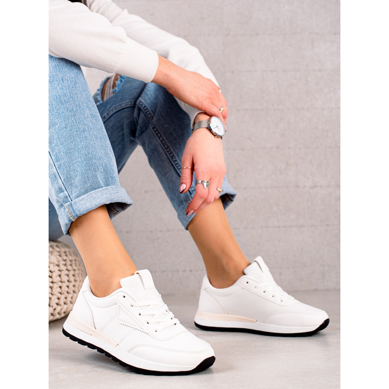 TRENDI Bijele sportske cipele bijela 1