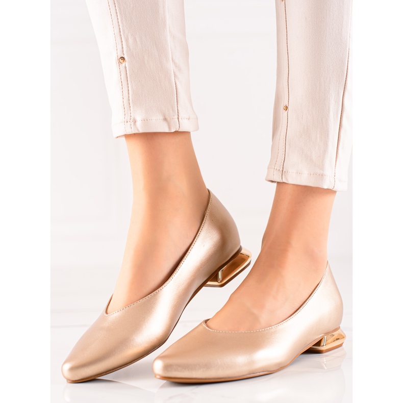 W. Potocki Cipele s ukrasnom potpeticom Potocki zlatni 1