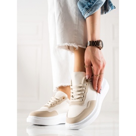 BUONAROTTI Modne sportske tenisice bež 1