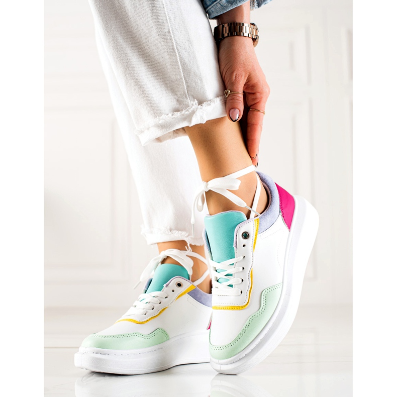 BUONAROTTI Modne sportske tenisice bijela raznobojna 1