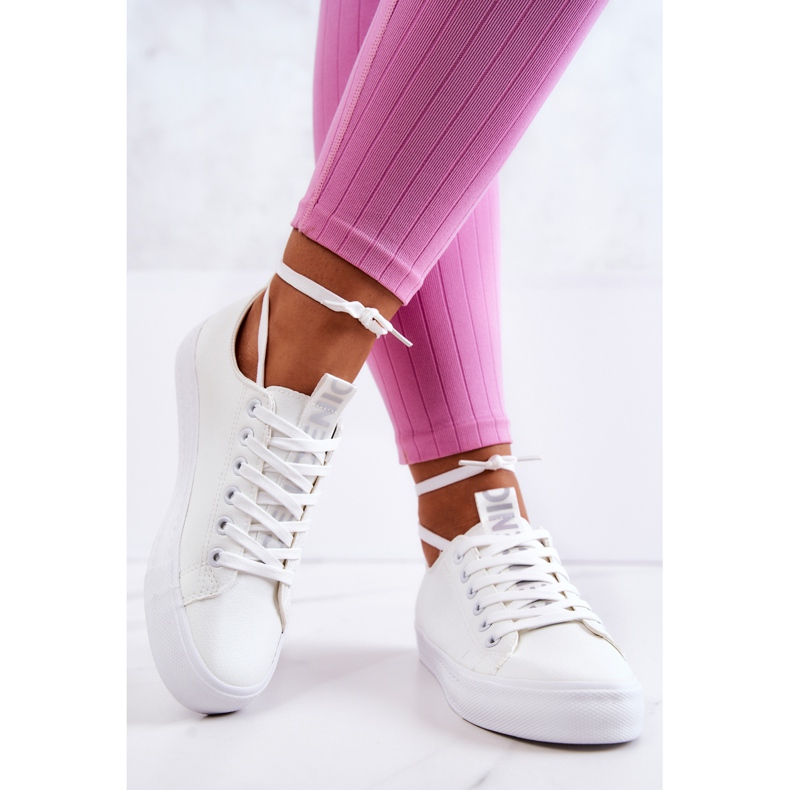 PS1 Ženske kožne tenisice bijele Mikayla bijela 2