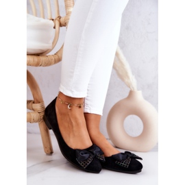 PE1 Klasična crna Grayson balerina s mašnom crno 1