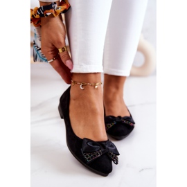 PE1 Klasična crna Grayson balerina s mašnom crno 2