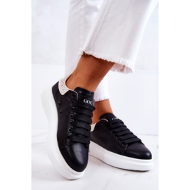 Ženske sportske cipele GOE JJ2N4052 crno-bijele bijela crna 2