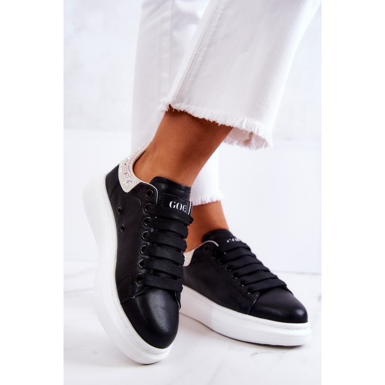 Ženske sportske cipele GOE JJ2N4052 crno-bijele bijela crna 2