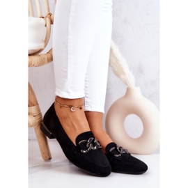 Suede mokasinke Sergio Leone MK739 crne crna 1