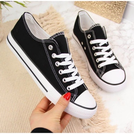 Tekstilne niske tenisice Atletico W ATC266A crne crna 1