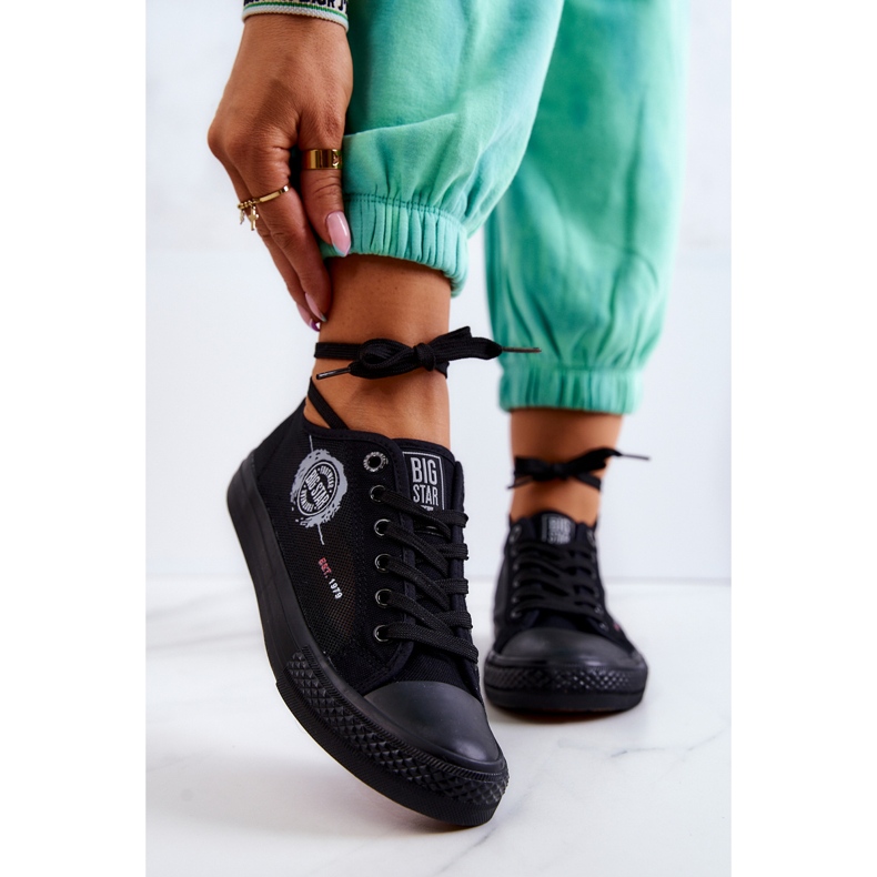 Ženske tenisice Big Star JJ274A256 Crne tenisice crno 1
