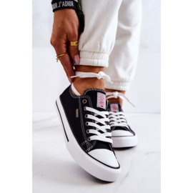 Cross Jeans Ženske klasične tenisice Cross traperice JJ2R4011C crne crna 1