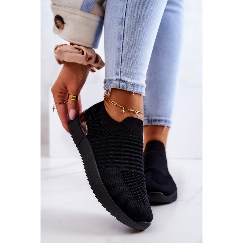 News Lorento crne sportske cipele od tekstila crno 1