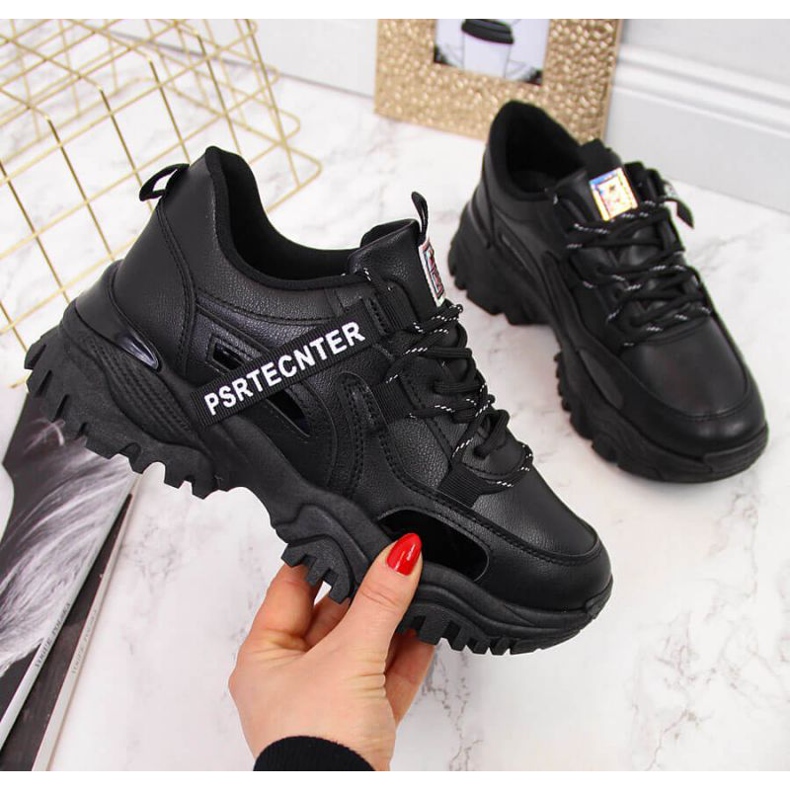 Tenisice na debelom potplatu Vijesti W EVE258A crne crna 1