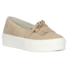 Lordsy ženske kožne cipele Filippo DP3532 / 22 Bež 2