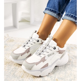 Bijele tenisice Big Star HH274255 bež bijela 1