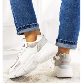 Bijele tenisice Big Star HH274255 bež bijela 2