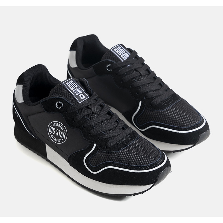 Crne muške Big Star JJ174140 tenisice crna 1
