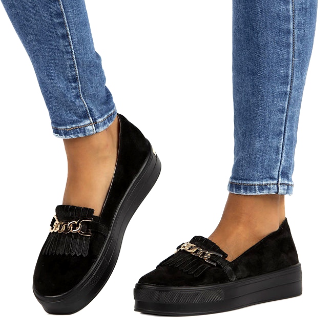 Lordsy ženske kožne cipele Filippo DP3532 / 22 Black crna 4