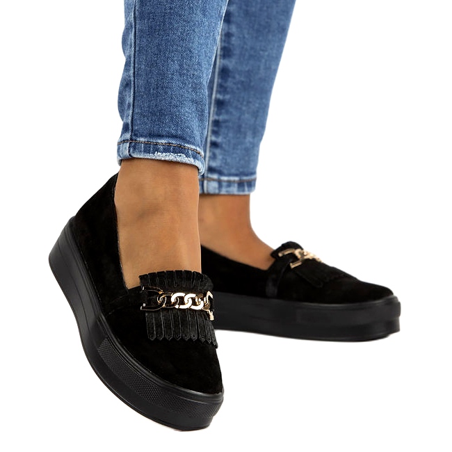 Lordsy ženske kožne cipele Filippo DP3532 / 22 Black crna 5