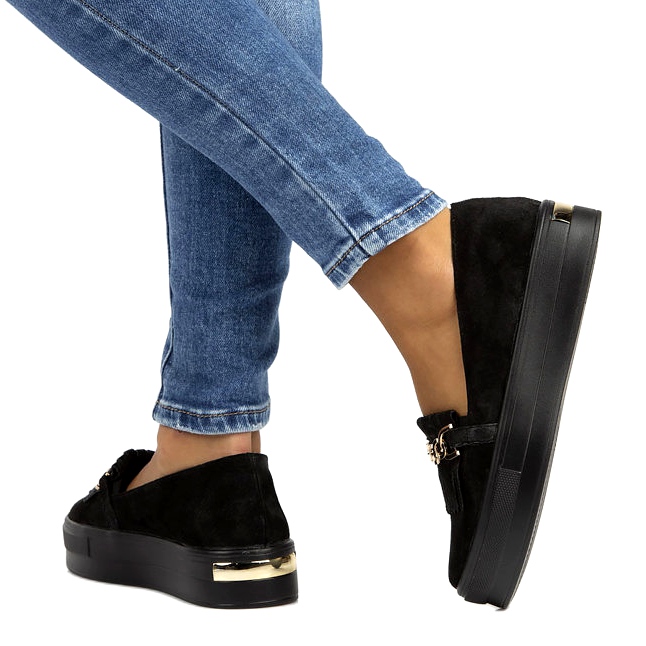 Lordsy ženske kožne cipele Filippo DP3532 / 22 Black crna 6