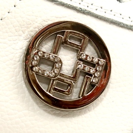 Ženske sportske cipele vezane Filippo DP3547 / 22 WH Bijela srebro 5