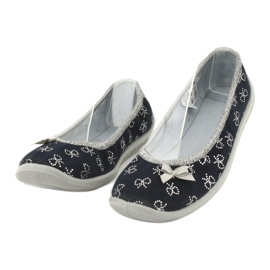 Befado dječje balerinke s mašnom 980Y097 crne crno 2