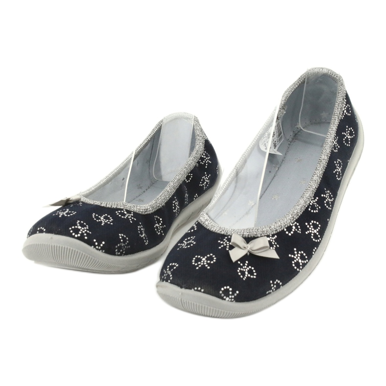 Befado dječje balerinke s mašnom 980Y097 crne crna 2