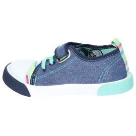 American Club Velcro Boys tenisice American Ten14/22 traperice kožni umetnuti plava 1