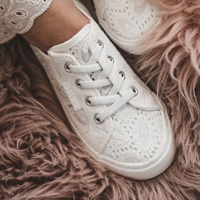 Ažur tenisice Big Star JJ374134 Bijele bijela 6