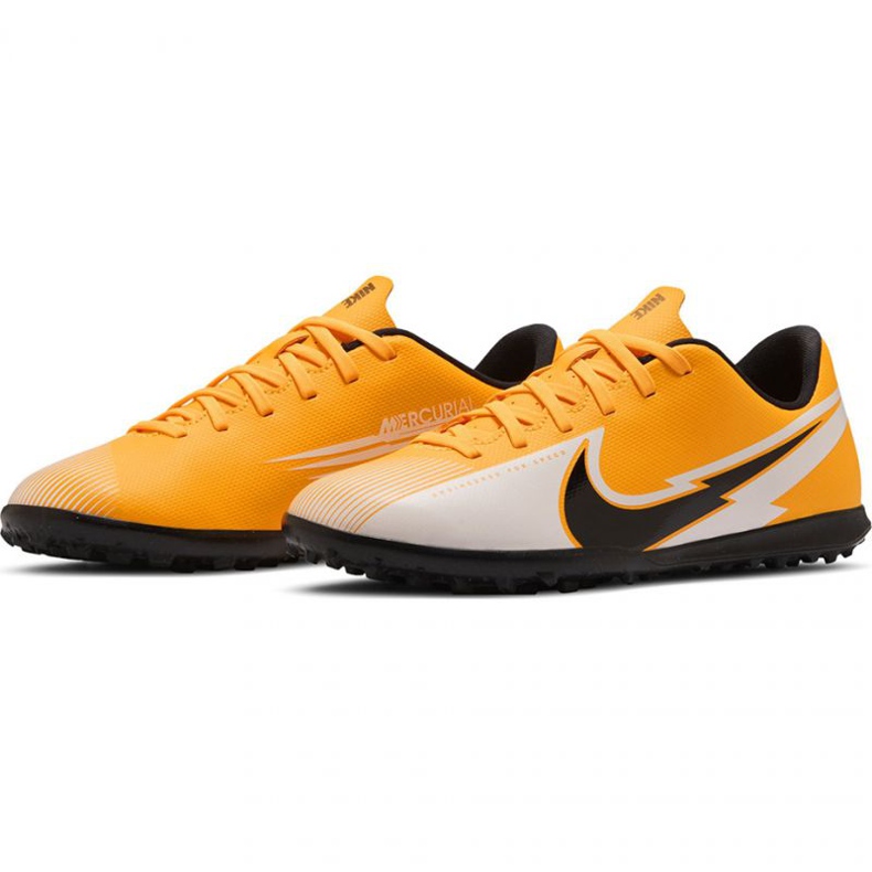 Nike Mercurial Vapor 13 Club Tf Jr AT8177 801 nogometne cipele višebojan žuta boja 1