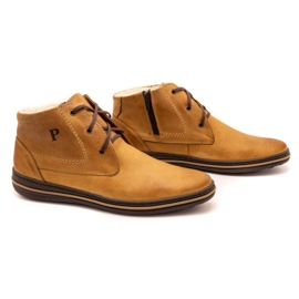 Polbut 339 crvenih muških cipela smeđa naranča 3